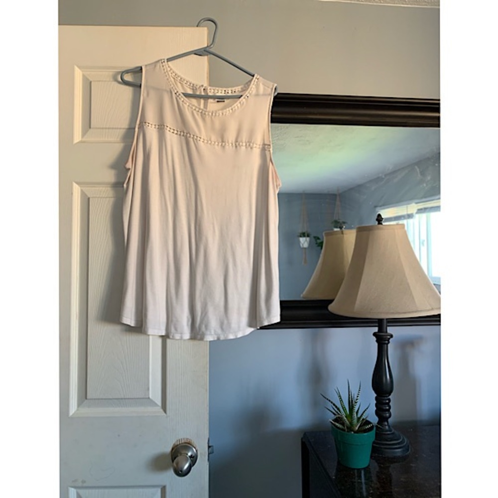 Cream tank top